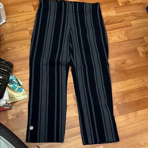 Attyre Striped Pull On Pants Size 10